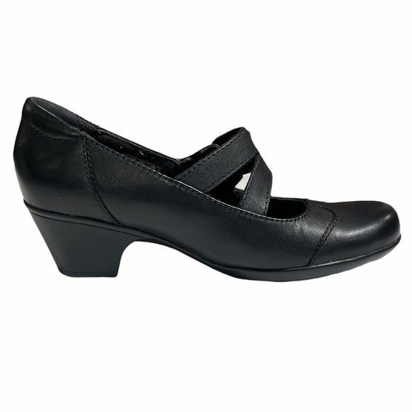 Clarks Leather Slip-on Mary Janes Ingalls Siene 5.5M 0482 - Picture 9 of 13